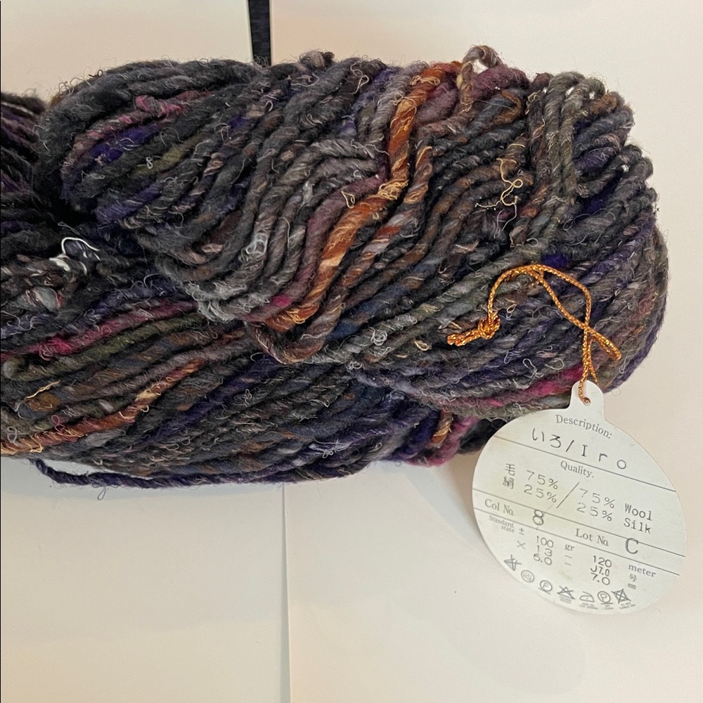 Noro Iro Dark Multicolor Yarn 6 Skeins color 8 - Picture 4 of 5